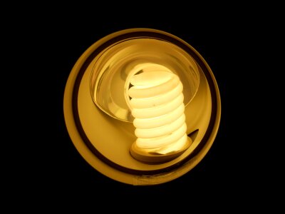 Illumination circle bulb photo