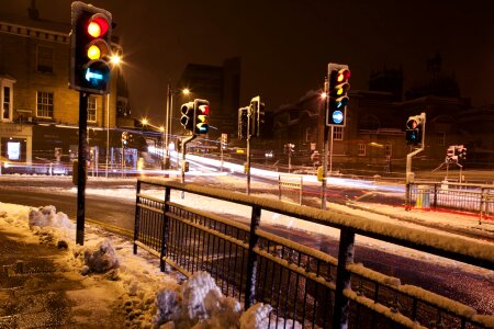 Crossroads dark light photo