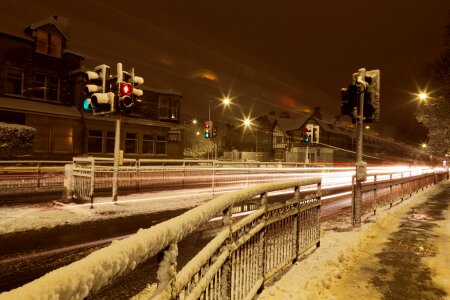 Crossroads dark light photo