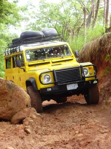 Dirt road tough obstacles photo