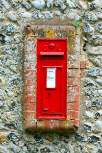 Letter box red english