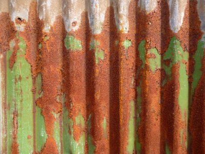 Iron tin background