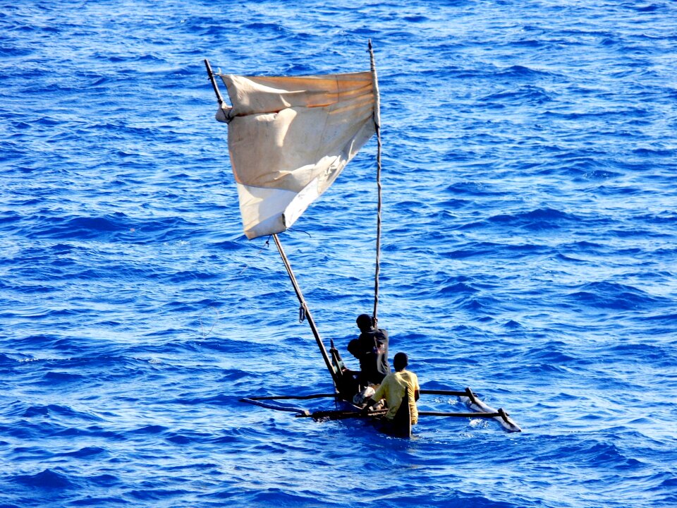 Sail tropical bay