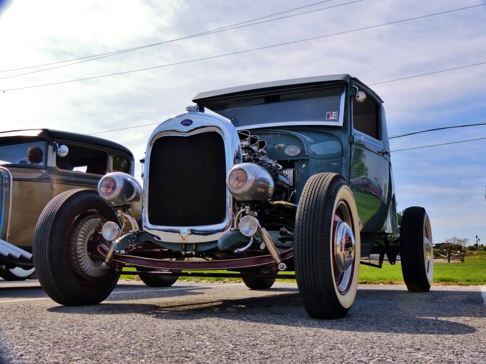 Antique car hot rod street rod