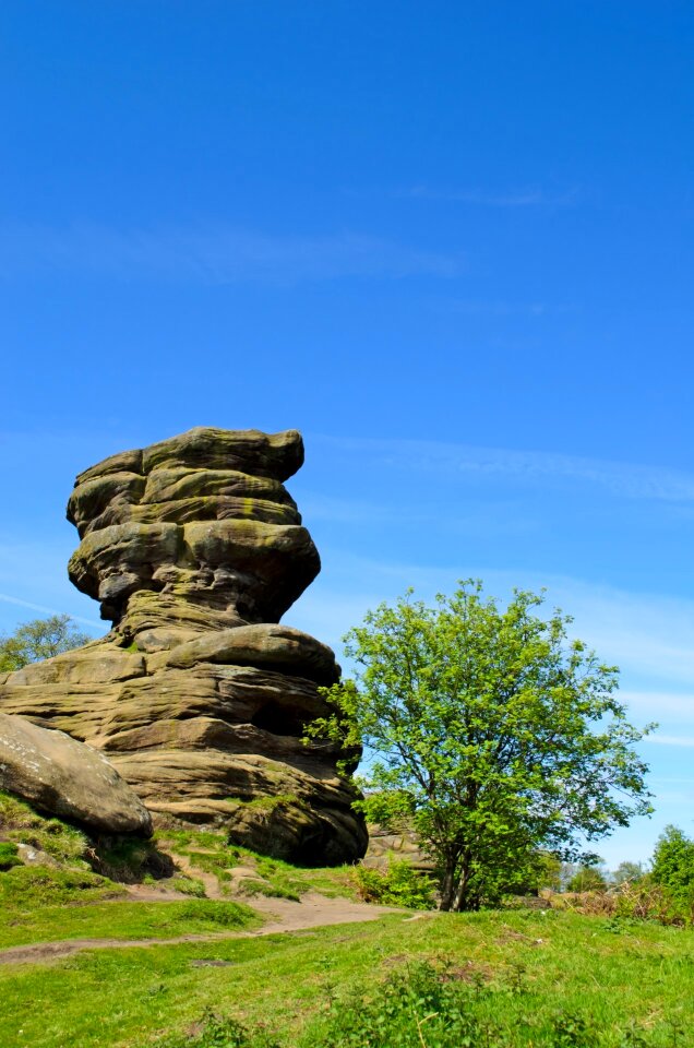 Stone wall summer