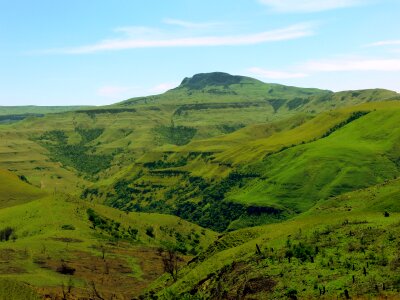 South africa green rolling hills