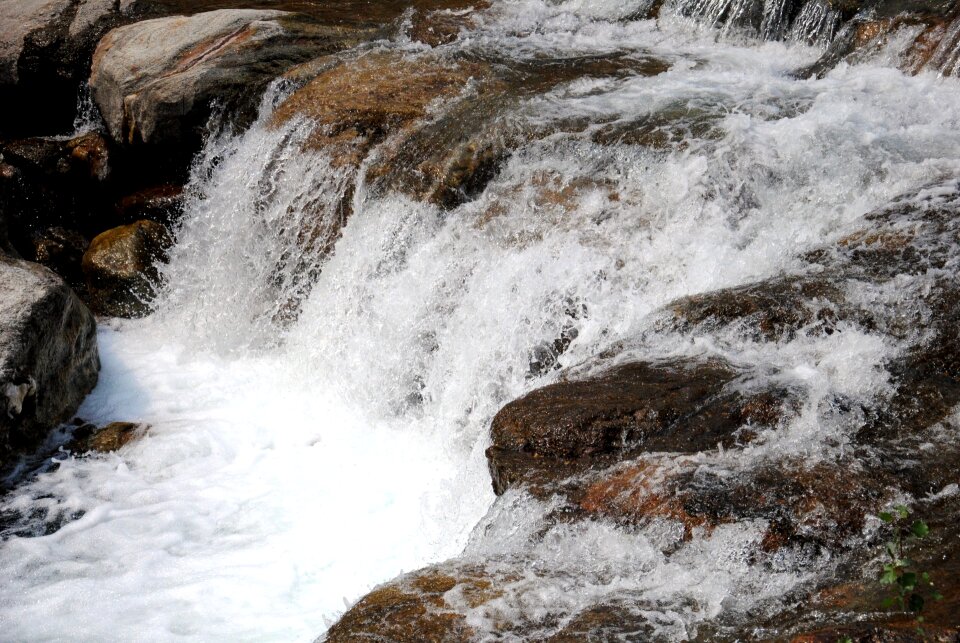 Waterfall nature mountain