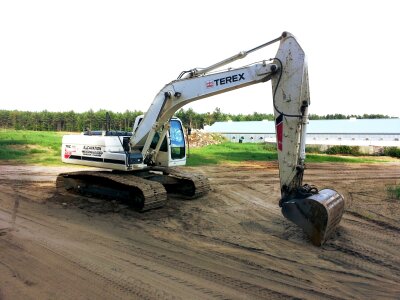 Sandpit excavation digging