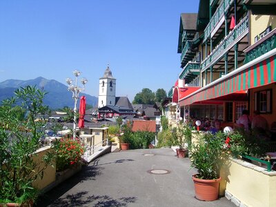 Salzburger land enormous towers photo