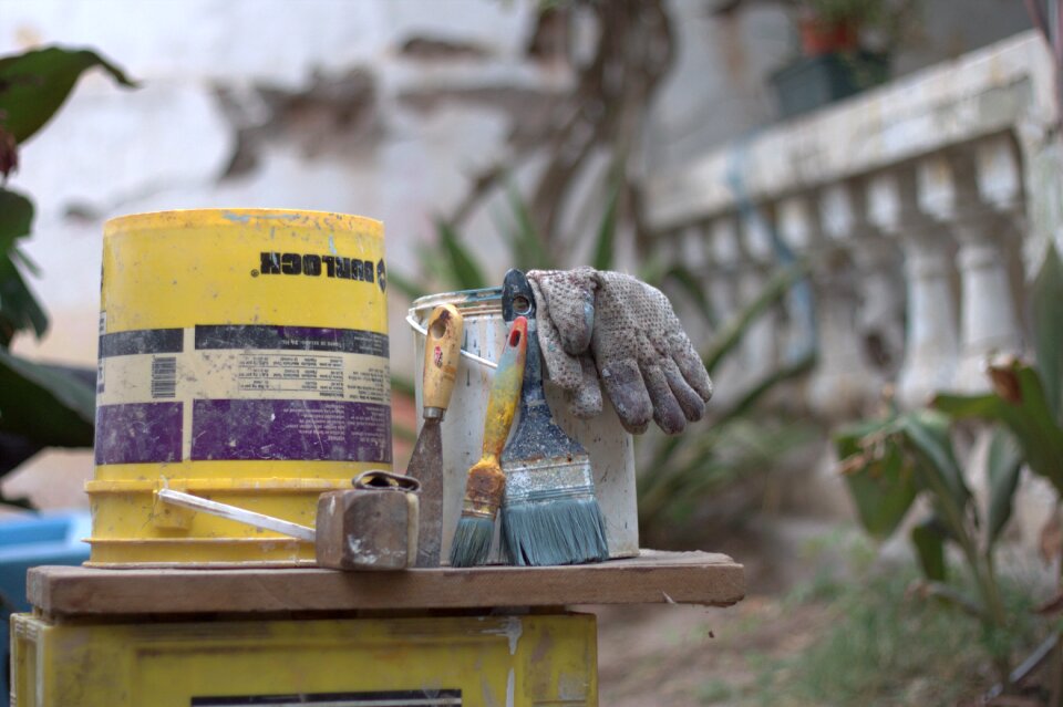 Tools painting work