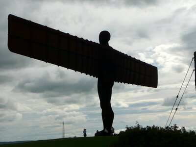 Angel of the north sunset sky