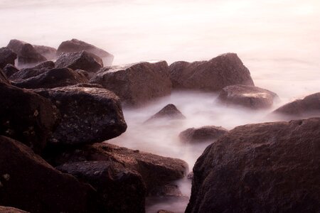 Ocean water stones photo