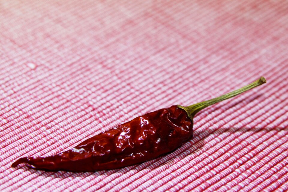 Red fiery chili peppers