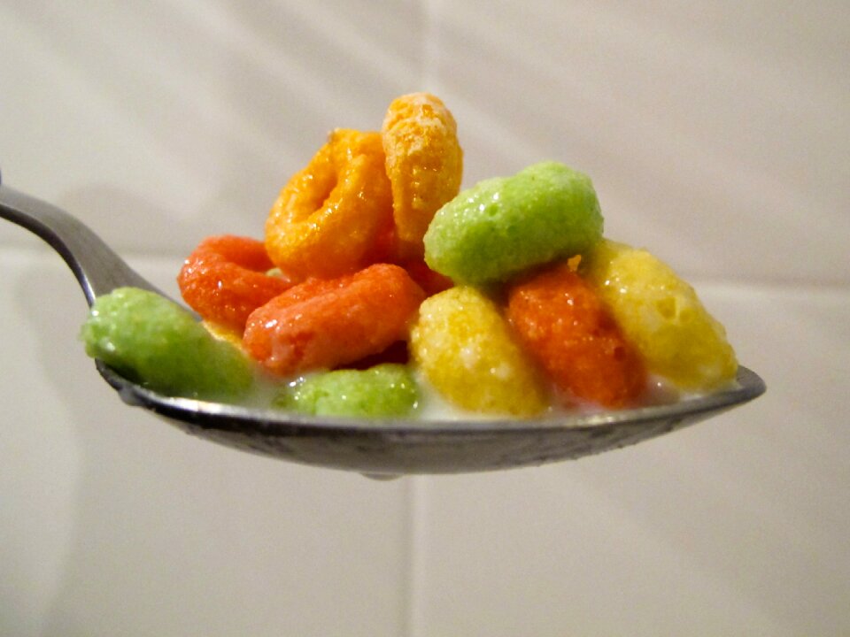 Cereal spoon breakfast