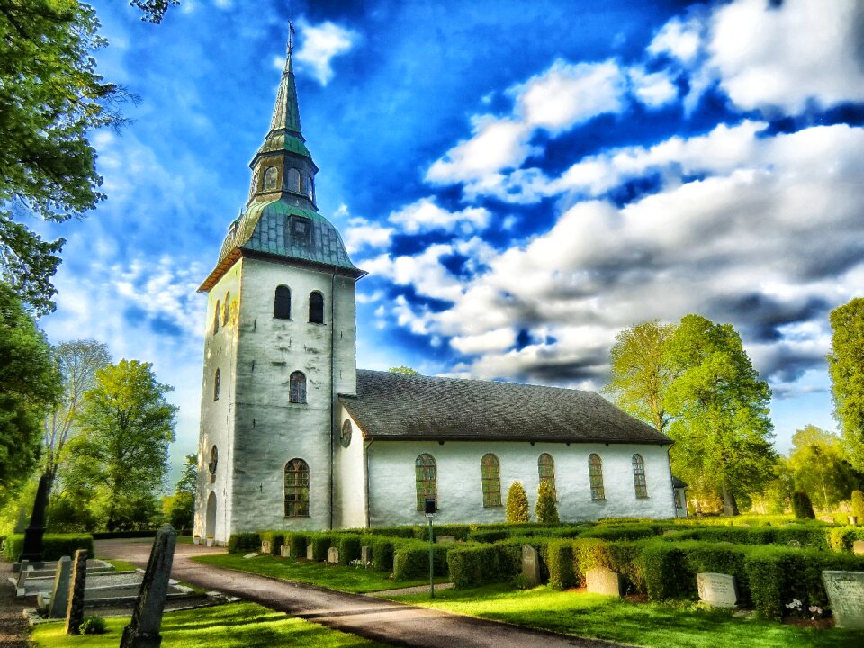 Architecture cemetery hdr photo