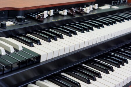 Music keys drawbar photo