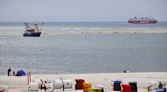 North sea fishing boat seal bank