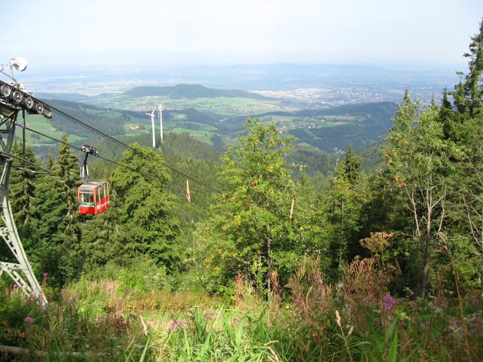 Black forest summer mountain railway