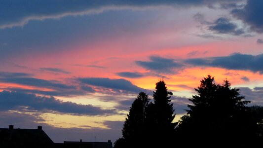 Color shadow afterglow