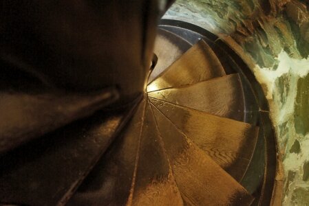 Tower fortress mountain spiral staircase