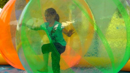 Girl air ball face