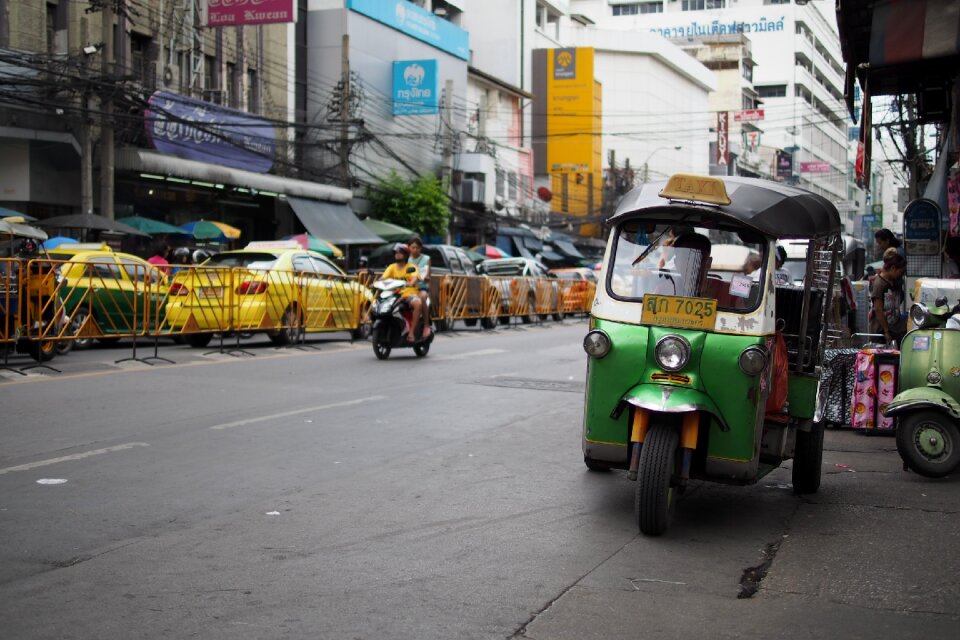 China town road traffic