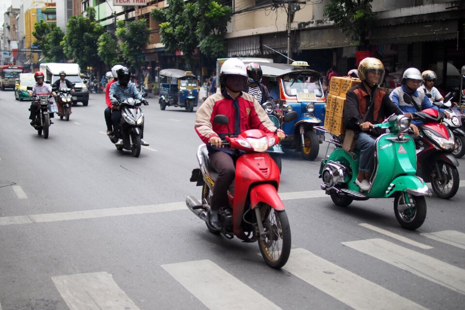 Road traffic bangkok photo