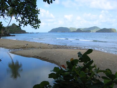 Sea beach sand photo