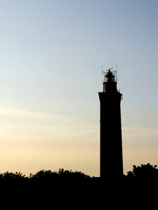 Sunset evening silhouette