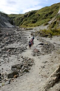 Hiking mt pinatubo philippines photo