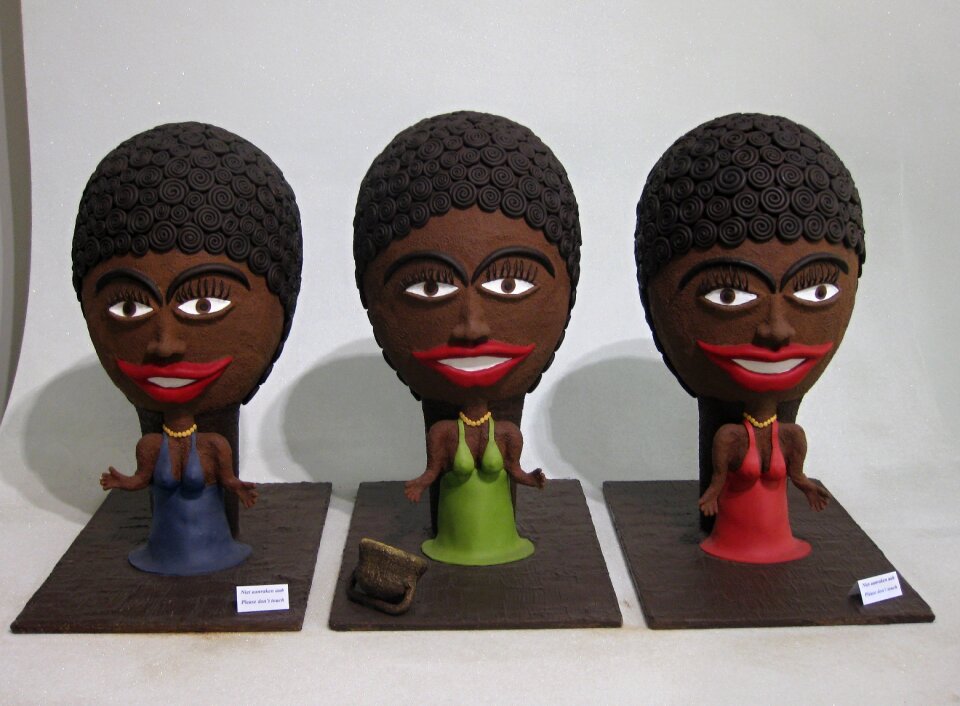 Brown chocolates souvenir