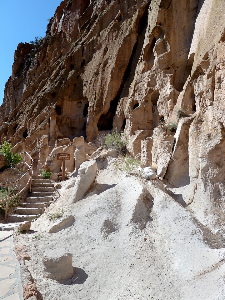 Cliff dwelling limestone erosion