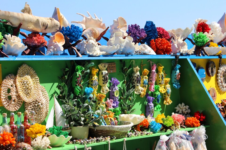Souvenirs greek mediterranean sea