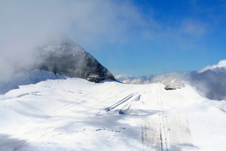 Wintry cold nature