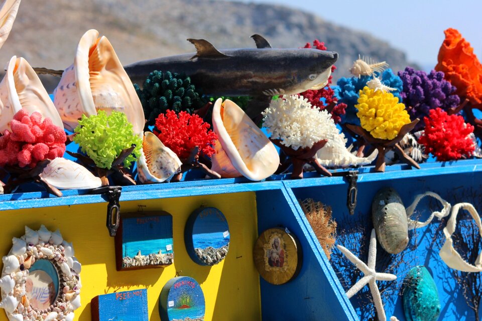 Souvenirs greek mediterranean sea