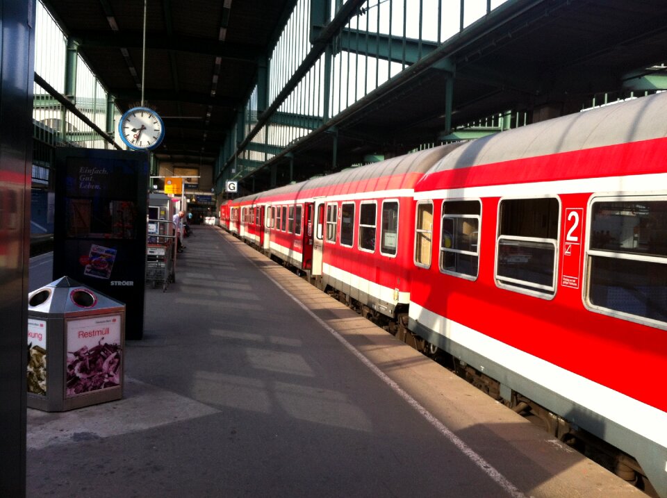 Train railway station stuttgart