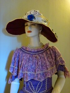 Contemporary lady purple