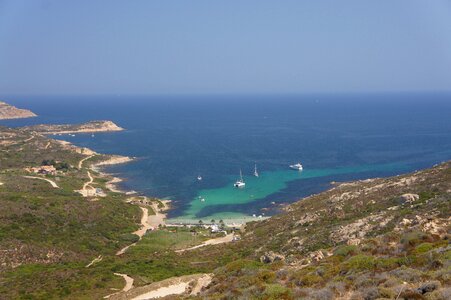 Sea boat sunny photo