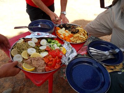 Picnic eat food