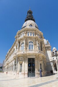 Marble baroque building historic centre