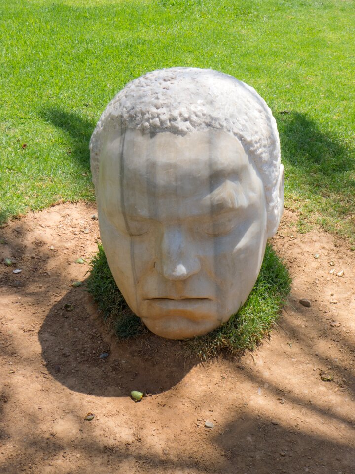 Statue garden asleep