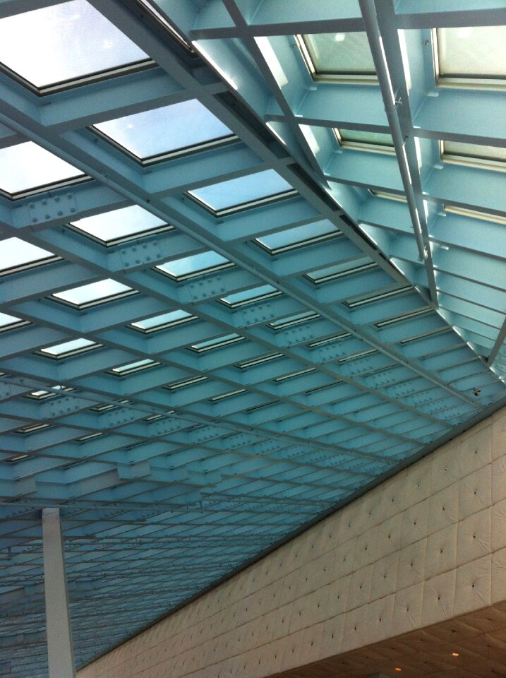 City bluish abstract