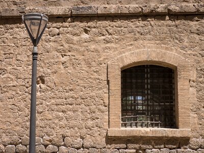 Street lamp window cities photo