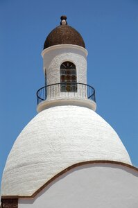 Tower building blue