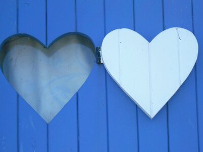 Wood pane window photo