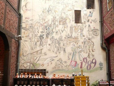 Kramer offices houses wall painted