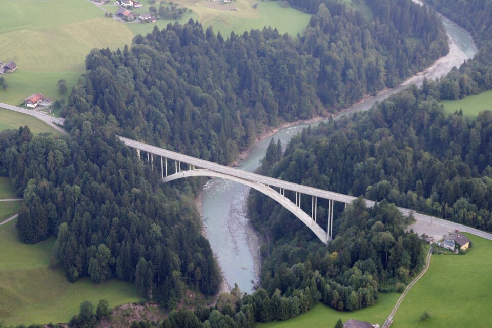 Bungee aerial view vorarlberg