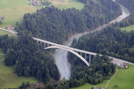 Bungee aerial view vorarlberg