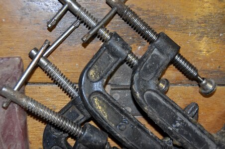 Screw clamps tool metal photo