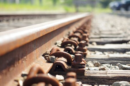 Track railway train photo